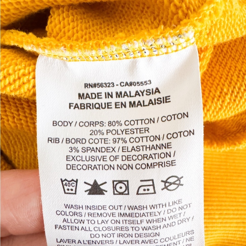 Girls Nike Yellow Half-Zip Sweatshirt size XS quarter zip - Picture 8 of 9